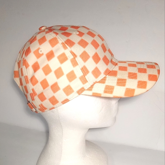 Beautiful Checkered Adjustable Baseball Astros Orioles Mets Giants Hat Cap - Picture 3 of 8